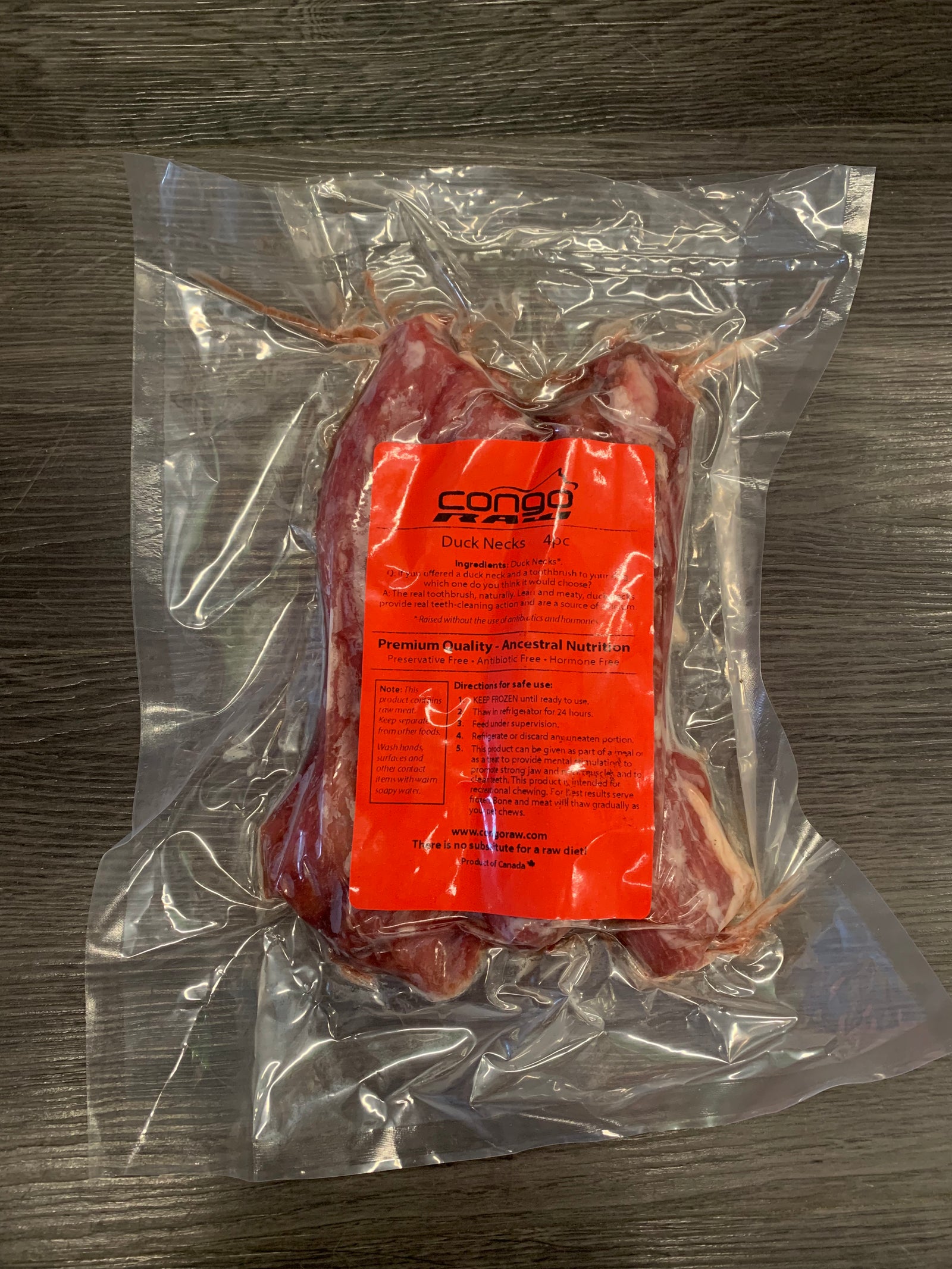 Congo Whole Duck Necks (1.5lb) - Tail Blazers Etobicoke