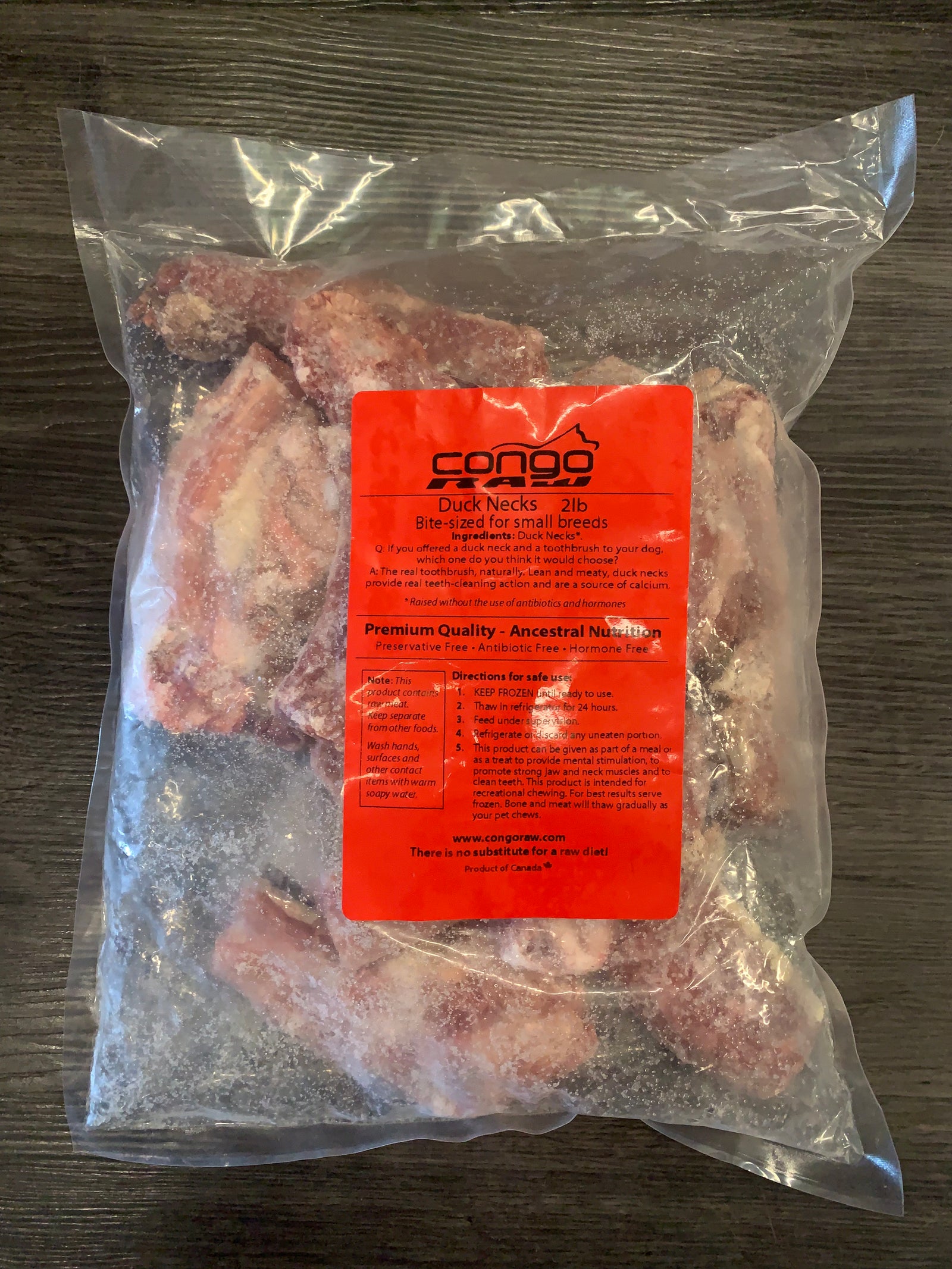 Congo Bite-Sized Duck Necks (2lb) - Tail Blazers Etobicoke