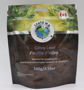 Earth MD Olive Leaf Powder (100g) - Tail Blazers Etobicoke