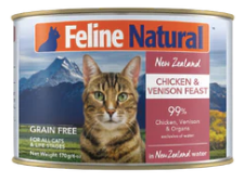 Feline Natural Chicken & Venison Feast Cat Can (6oz) - Tail Blazers Etobicoke