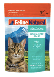 Feline Natural Beef & Hoki Feast Cat Pouch (3oz)
