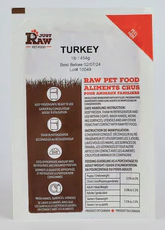 JUST RAW TURKEY TRIAL PACK 1LB - Tail Blazers Etobicoke