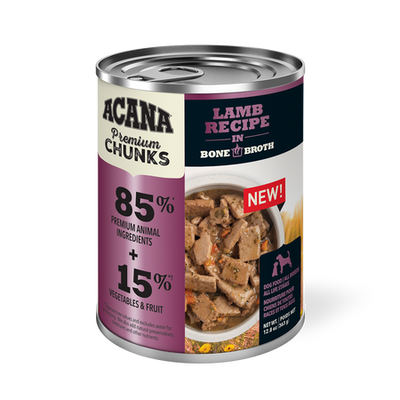 Acana Lamb Recipe Dog Can (363g) - Tail Blazers Etobicoke