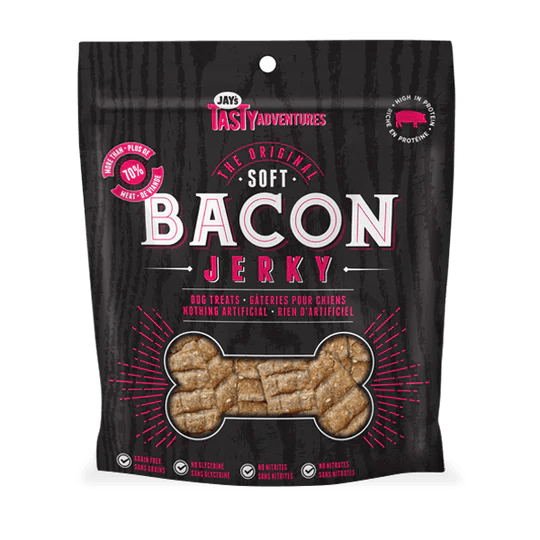 Jay's Tasty Adventures Bacon Jerky Treat (170g) - Tail Blazers Etobicoke