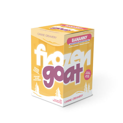 Big Country Bananny Raw Frozen Goat Milk Treat (300g) - Tail Blazers Etobicoke