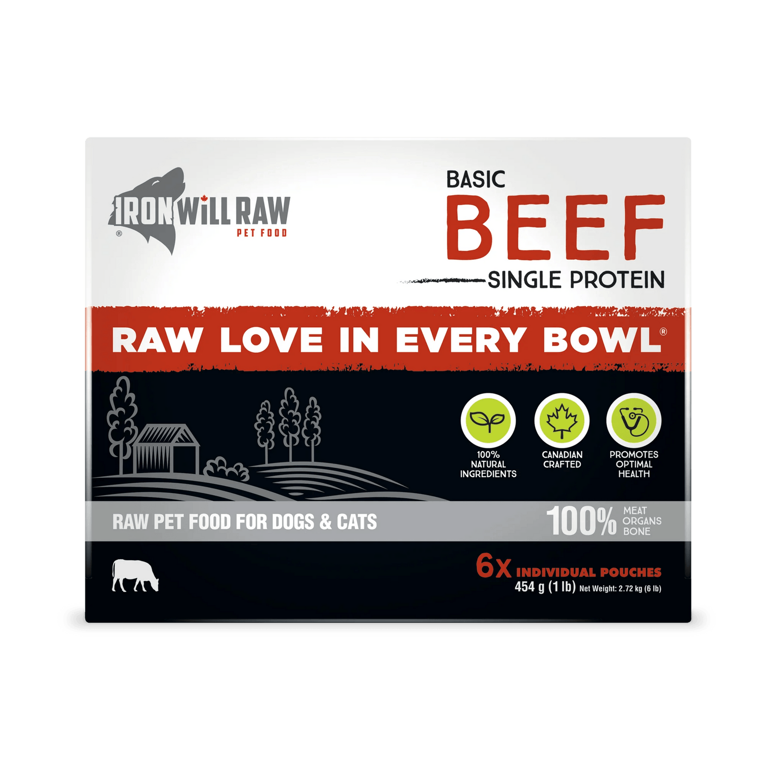 Iron Will Basic Beef (6lb) - Tail Blazers Etobicoke
