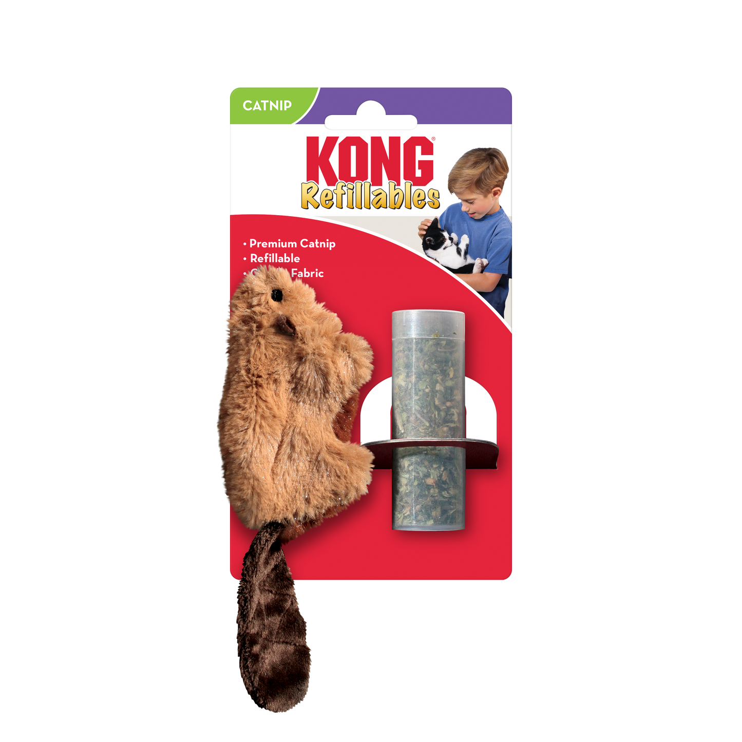 Kong Catnip Refillables Beaver Cat Toy - Tail Blazers Etobicoke