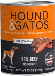 Hound & Gatos Beef Dog Can (13oz) - Tail Blazers Etobicoke
