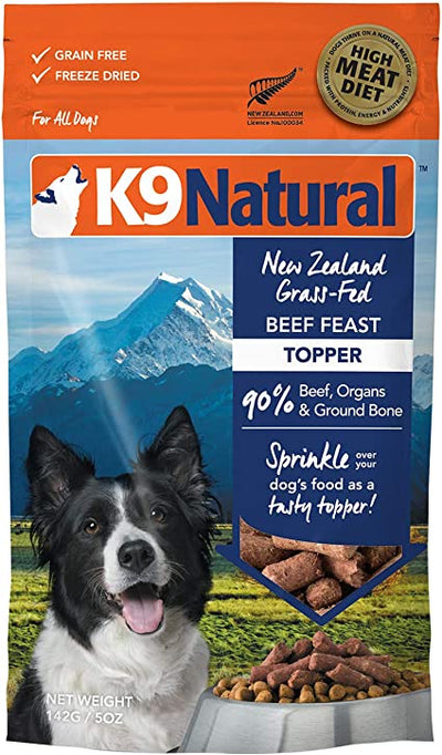 K9 NATURAL FD BEEF TOPPER 142G - Tail Blazers Etobicoke