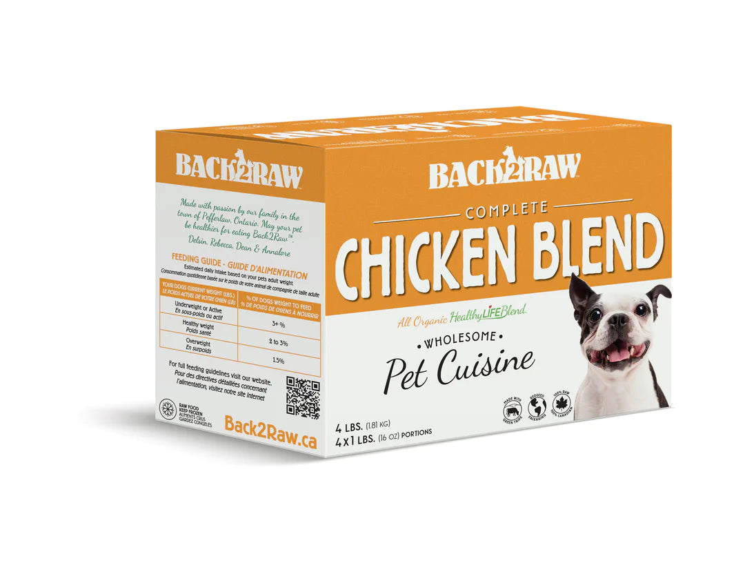 Back2Raw Dog Complete Chicken Blend (4lb) - Tail Blazers Etobicoke