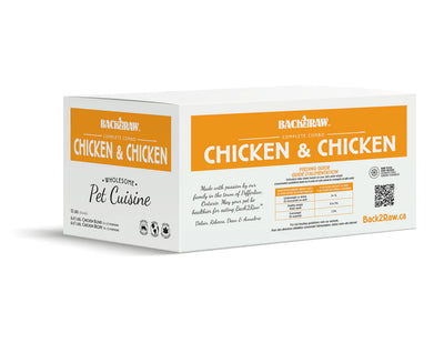 Back2Raw Dog Complete Chicken & Chicken Blend (12lb) - Tail Blazers Etobicoke