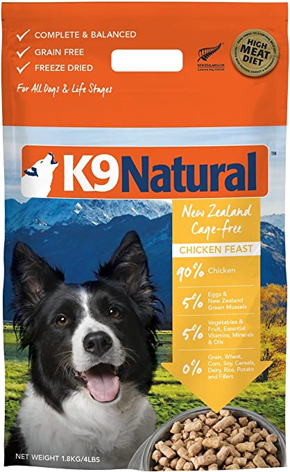 K9 Natural Chicken Freeze Dried (1.8kg) - Tail Blazers Etobicoke