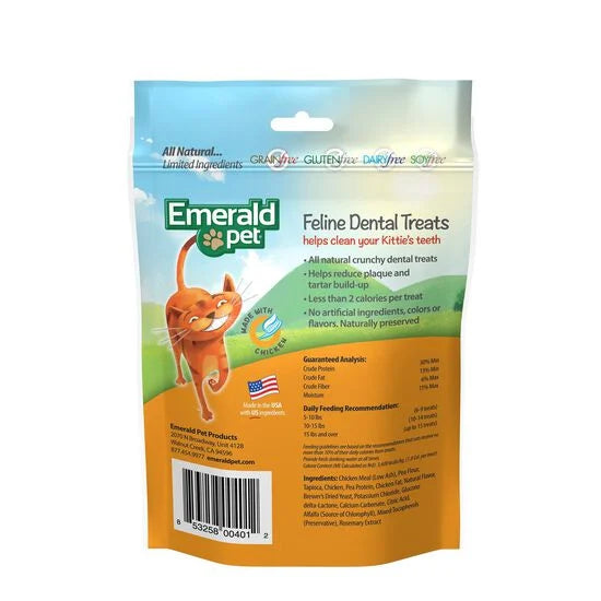 Emerald Pet Chicken Feline Dental Treat (3oz) - Tail Blazers Etobicoke