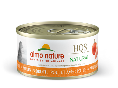 Almo Nature HQS Natural Chicken & Pumpkin Cat Can (70g) - Tail Blazers Etobicoke