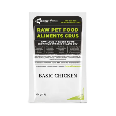 Iron Will Basic Chicken Sample (8oz) - Tail Blazers Etobicoke