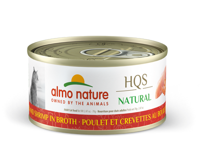 Almo Nature HQS Natural Chicken & Shrimp Cat Can (70g) - Tail Blazers Etobicoke