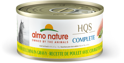 Almo Nature HQS Complete Chicken & Zucchini Cat Can (70g) - Tail Blazers Etobicoke