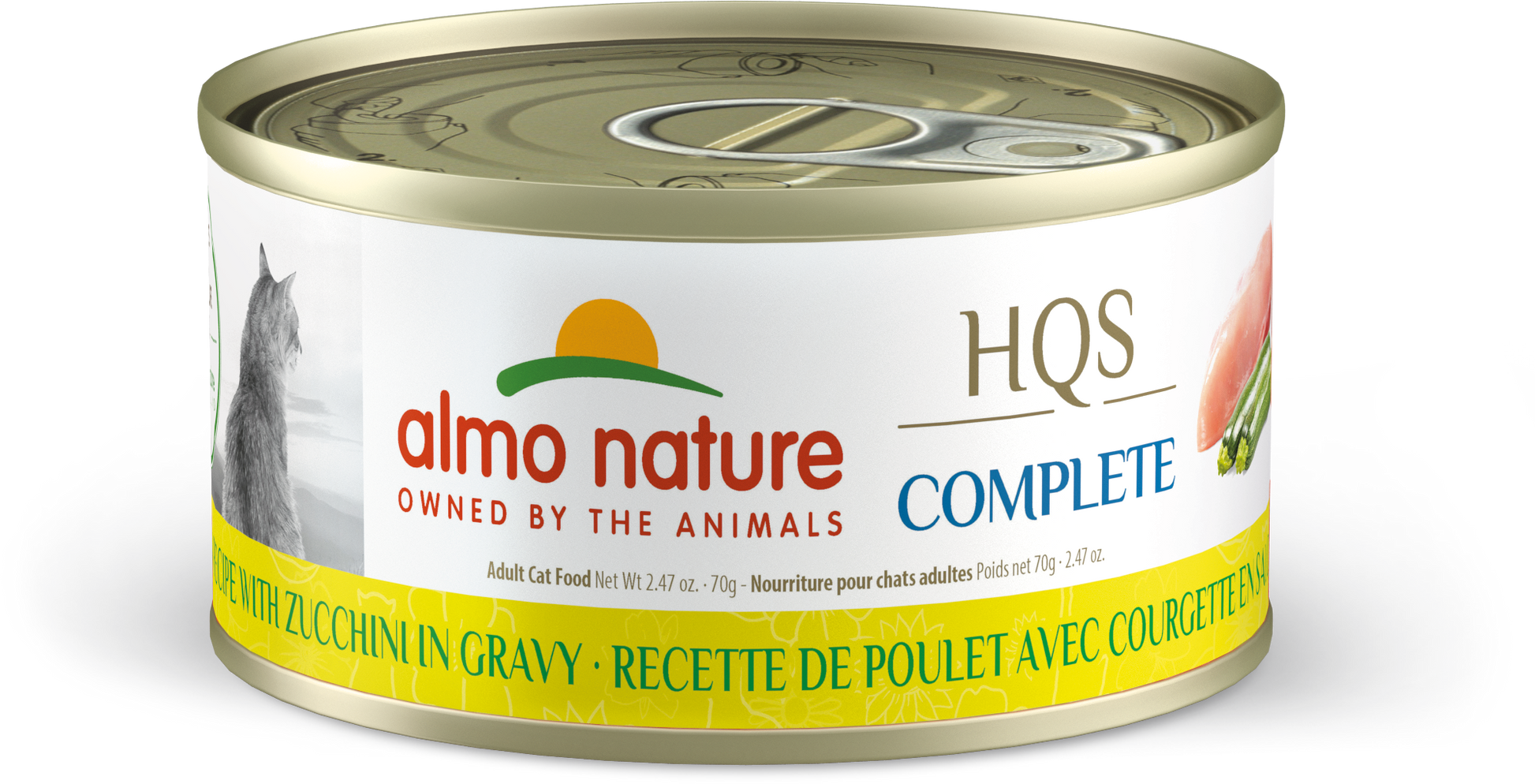 Almo Nature HQS Complete Chicken & Zucchini Cat Can (70g) - Tail Blazers Etobicoke