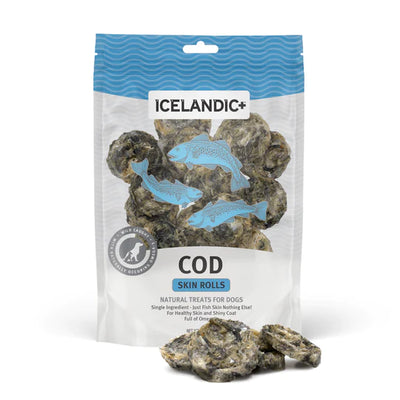 Icelandic+ Air-Dried Cod Skin Rolls (2.5oz) - Tail Blazers Etobicoke