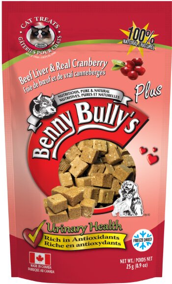 Benny Bully's Cat Beef Liver Plus Cranberry (25g) - Tail Blazers Etobicoke