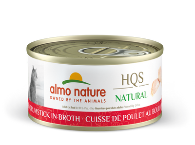 Almo Nature HQS Natural Chicken Drumstick in Broth Cat Can (70g) - Tail Blazers Etobicoke