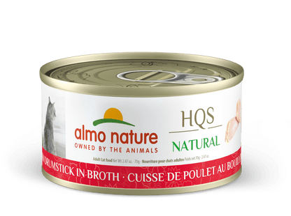 Almo Nature HQS Natural Chicken Drumstick in Broth Cat Can (70g) - Tail Blazers Etobicoke