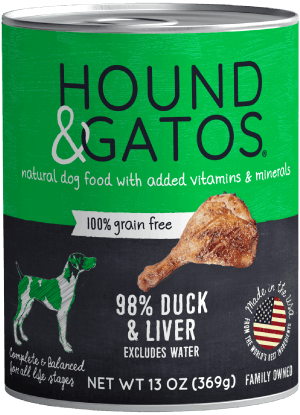 Hound & Gatos Duck & Duck Liver Dog Can (13oz) - Tail Blazers Etobicoke