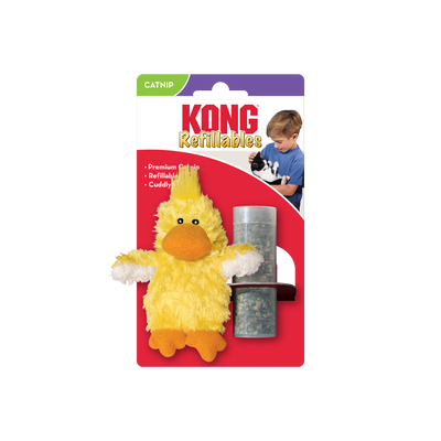 Kong Catnip Refillables Duckie Cat Toy - Tail Blazers Etobicoke