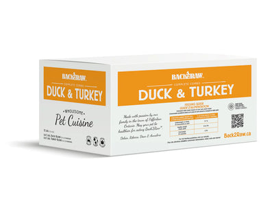 Back2Raw Dog Complete Turkey & Duck Blend (12lb) - Tail Blazers Etobicoke