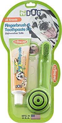 Emerald Pet Fingerbrush with Toothpaste - Tail Blazers Etobicoke