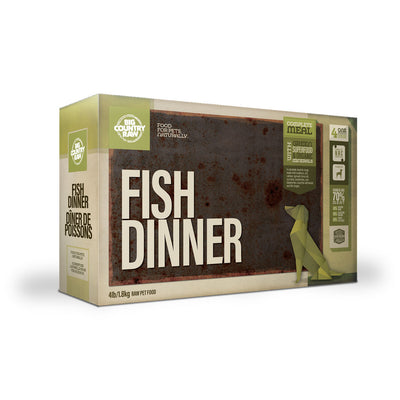 Big Country Raw Dog Fish Dinner Carton (4lb) - Tail Blazers Etobicoke