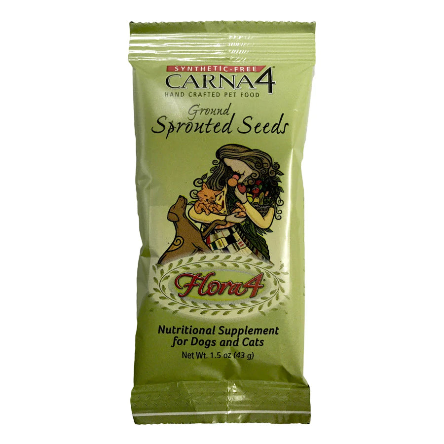 Carna4 Flora4 Sprouted Seeds Supplement Trial Size (1.5oz) - Tail Blazers Etobicoke