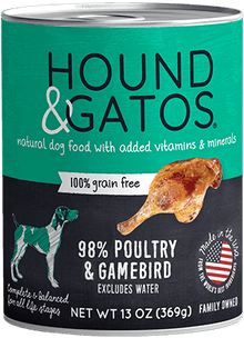 Hound & Gatos Poultry & Gamebird Dog Can (13oz) - Tail Blazers Etobicoke