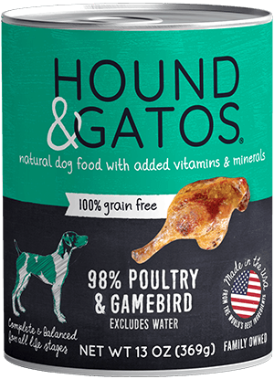 Hound &amp; Gatos Poultry &amp; Gamebird Dog Can (13oz) - Tail Blazers Etobicoke