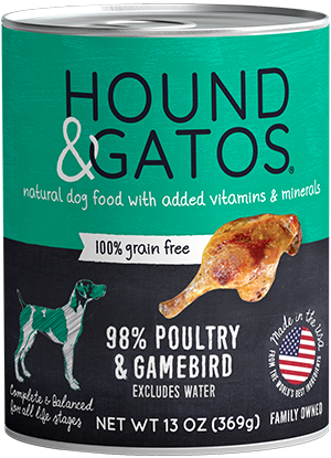 Hound & Gatos Poultry & Gamebird Dog Can (13oz) - Tail Blazers Etobicoke