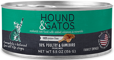 Hound & Gatos Poultry & Gamebird Cat Can (5.5oz) - Tail Blazers Etobicoke