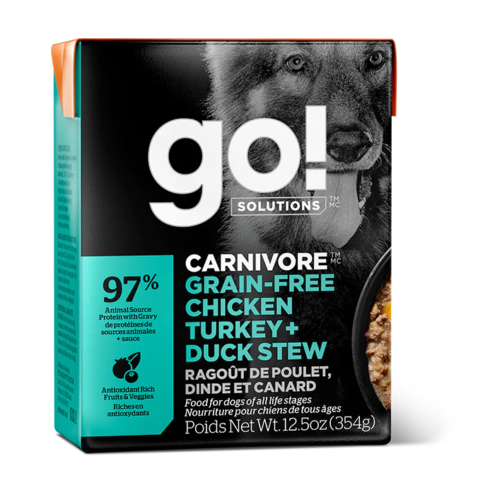 Go! Carnivore Chicken/Turkey/Duck Dog Tetra (12.5oz) - Tail Blazers Etobicoke