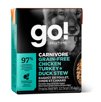 Go! Carnivore Chicken/Turkey/Duck Dog Tetra (12.5oz) - Tail Blazers Etobicoke