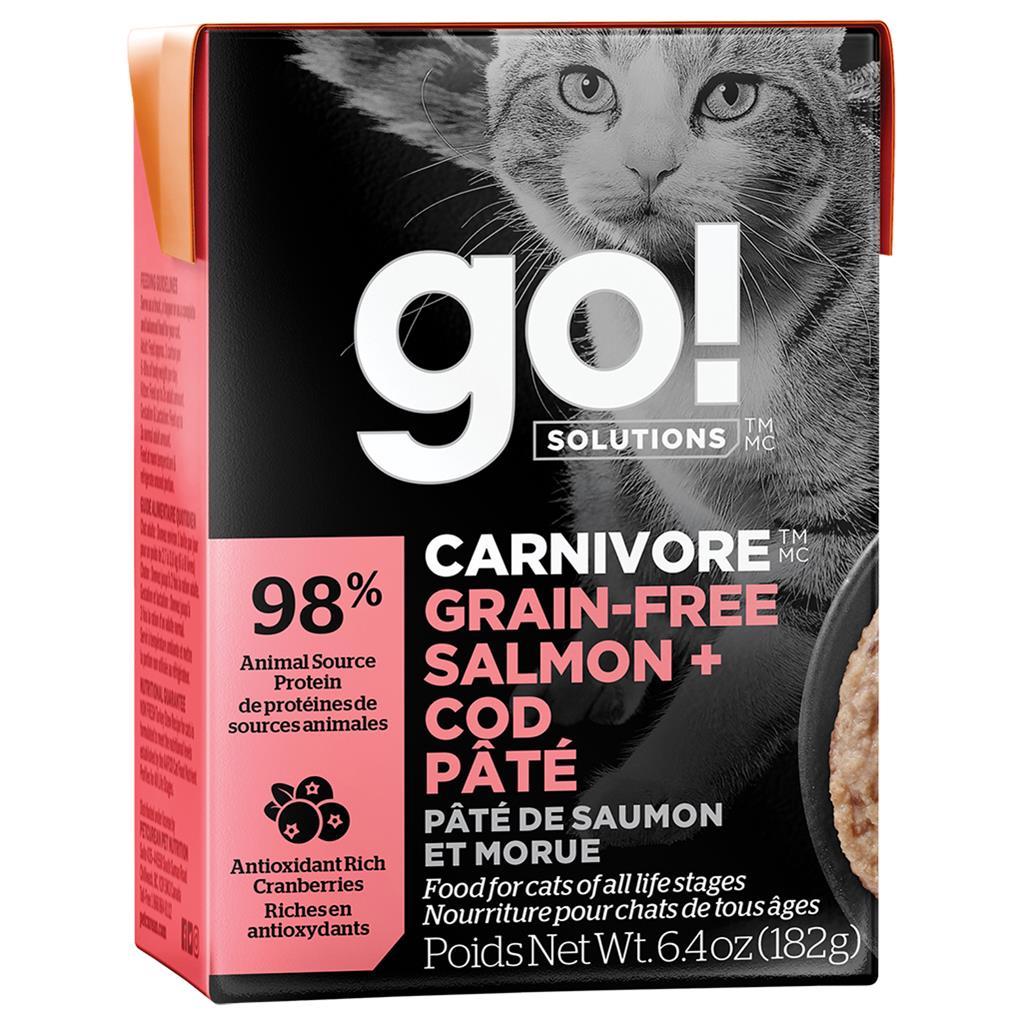 Go! Carnivore Salmon & Cod Pâté Cat Tetra (6.4oz) - Tail Blazers Etobicoke