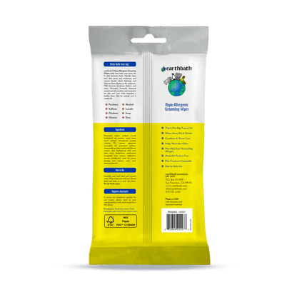 Earth Bath Hypoallergenic Grooming Wipes (100ct) - Tail Blazers Etobicoke