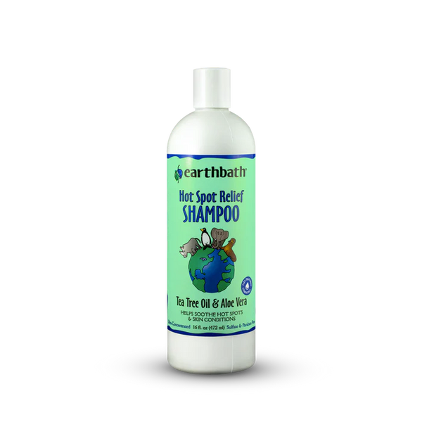 Earth Bath Hot Spot Relief Shampoo with Tea Tree & Aloe (16oz)