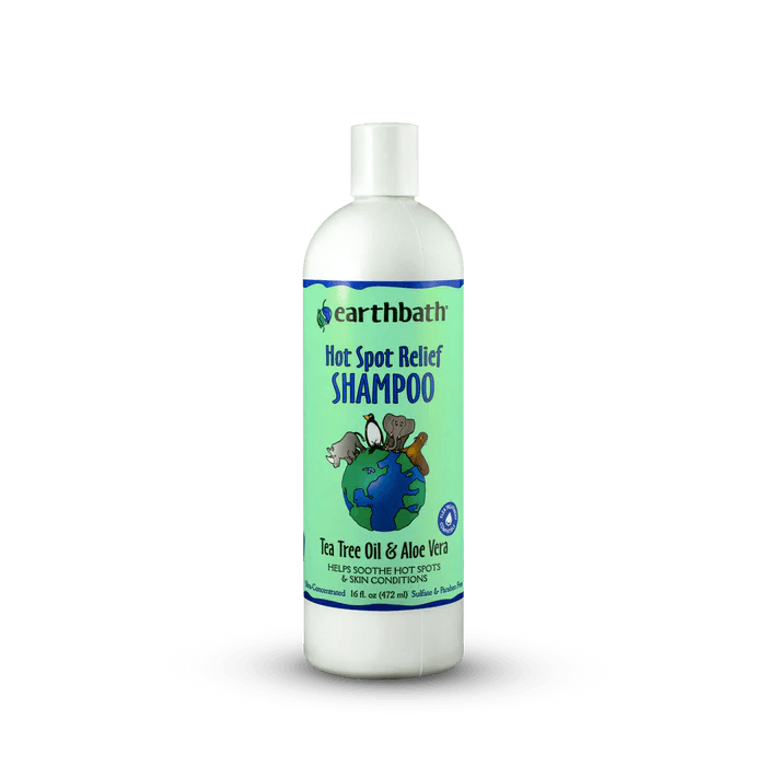 Earth Bath Hot Spot Relief Shampoo with Tea Tree & Aloe (16oz) - Tail Blazers Etobicoke