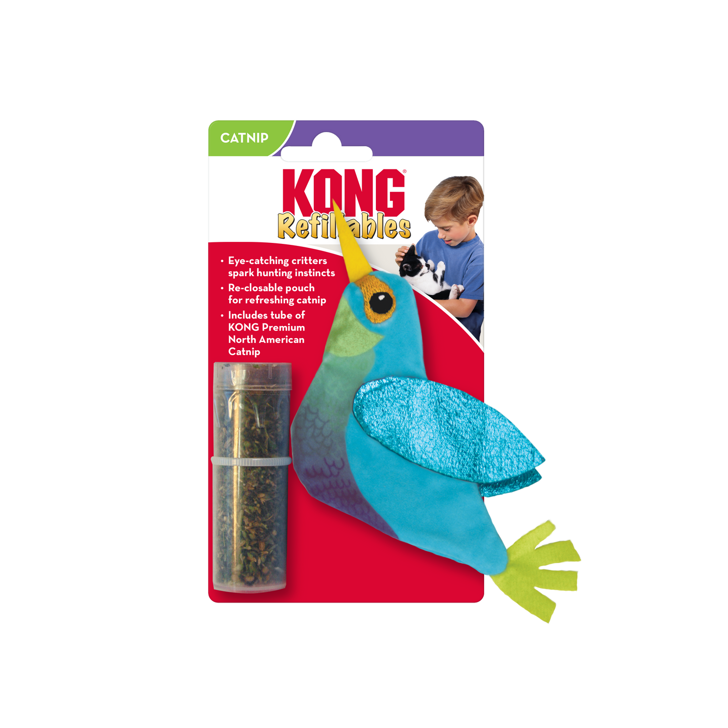 Kong Catnip Refillables Hummingbird Cat Toy - Tail Blazers Etobicoke