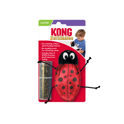 Kong Catnip Refillables Ladybug Cat Toy - Tail Blazers Etobicoke