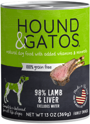 Hound & Gatos Lamb & Lamb Liver Dog Can (13oz) - Tail Blazers Etobicoke