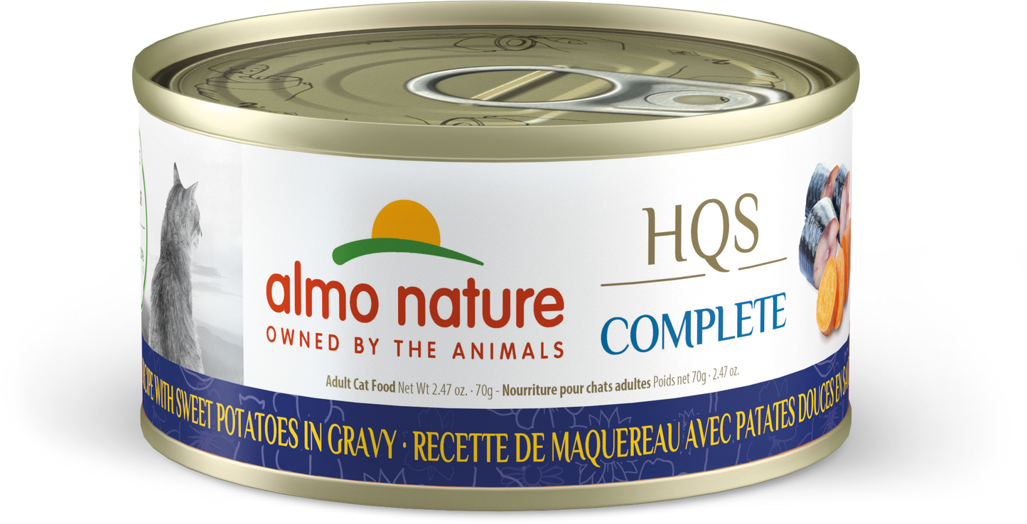 Almo Nature HQS Complete Mackerel & Sweet Potato Cat Can (70g) - Tail Blazers Etobicoke