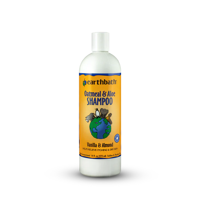 Earth Bath Oatmeal & Aloe Shampoo with Vanilla & Almond (16oz) - Tail Blazers Etobicoke