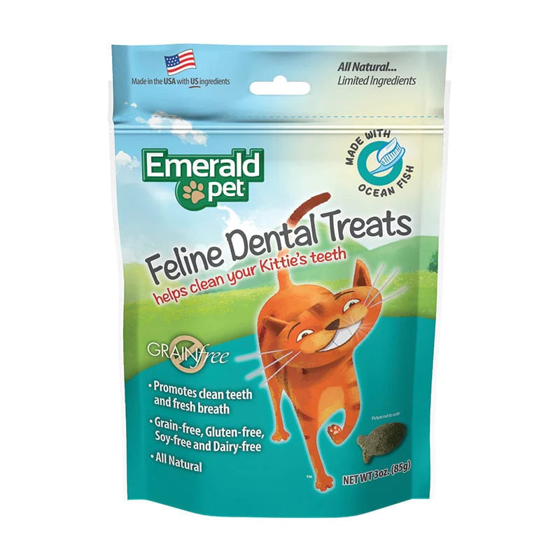 Emerald Pet Ocean Fish Feline Dental Treat (3oz) - Tail Blazers Etobicoke