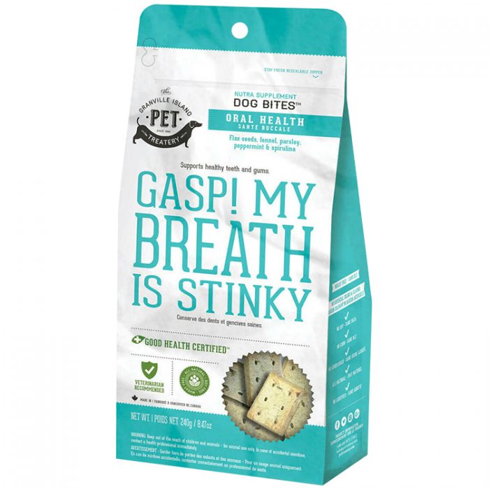 Granville Treatery Gasp! My Breath is Stinky Oral Health Biscuits (240g) - Tail Blazers Etobicoke