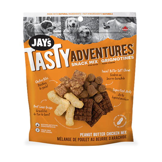 Jay's Tasty Adventures Peanut Butter & Chicken Mix Treat (100g) - Tail Blazers Etobicoke